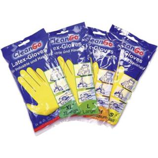👉 CleanGo 1460 Industrie-/huishoudhandschoen Natuurlatex Maat (handschoen): 10, XL