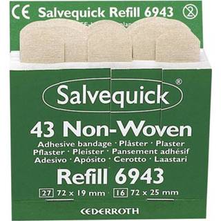 👉 SÃ¶hngen 1009943 Salvequick pleisterstrips vlies, 43 stuks 7310610169435