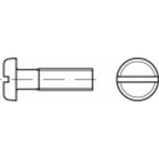 👉 TOOLCRAFT 104439 Platkopschroeven M3 6 mm Sleuf DIN 85 Staal 2000 stuks