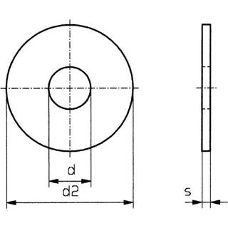 👉 Kunststof Onderlegringen Binnendiameter: 4.3 mm M4 DIN 9021 100 stuks TOOLCRAFT 4,3 D9021 POLY 194732 4016138307818