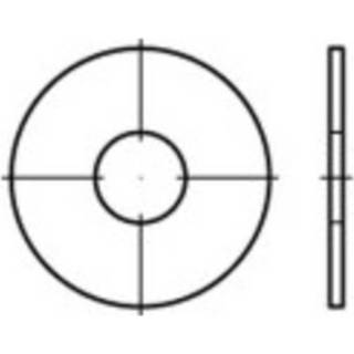 👉 Spatbordschijven Binnendiameter: 12.5 mm RVS A2 100 stuks TOOLCRAFT 1069848