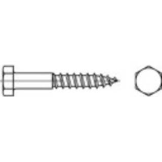 👉 Zeskantbout staal TOOLCRAFT 109144 Zeskantbouten 5 mm 20 Buitenzeskant (inbus) DIN 571 Galvanisch verzinkt 100 stuk(s) 4053199043378