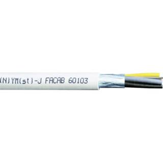 Faber Kabel 020310 Installatiekabel (N)YM(St)-J 5 x 1.50 mmÂ² Grijs Per meter