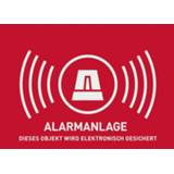 👉 ABUS AU1323 Waarschuwingssticker Alarmsysteem Taal: Duits (b x h) 74 mm x 52.5 mm