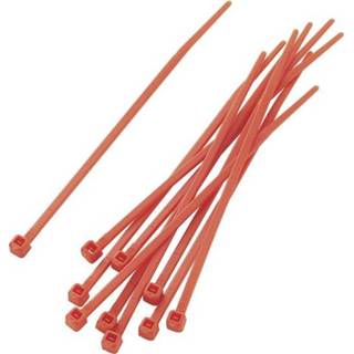 👉 Kabelbinder rood TRU COMPONENTS 1592780 TC-PBR-100-4RD203 Assortiment kabelbinders 100 mm stuks 4016139320939