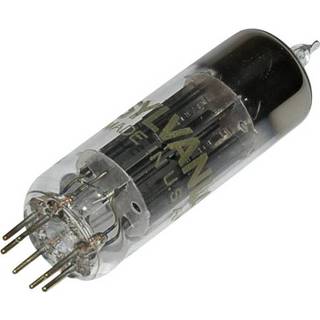 👉 Miniatuur Elektronenbuis EZ 90 = 6 X 4 Dualgelijkrichter 325 V 70 mA Aantal polen: 7 Fitting: Inhoud 1 stuks 4016138609837