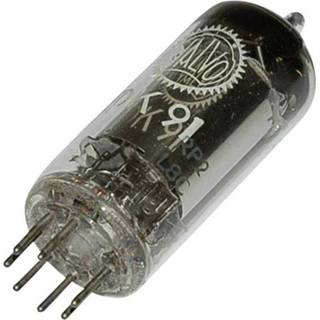 👉 Miniatuur Elektronenbuis DK 91 Heptode 45 V 1.7 mA Aantal polen: 7 Fitting: Inhoud 1 stuks 4016138680928
