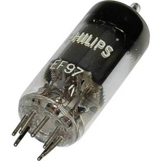 👉 Miniatuur Elektronenbuis EF 97 Pentode 25 V 2.7 mA Aantal polen: 7 Fitting: Inhoud 1 stuks 4016138680843