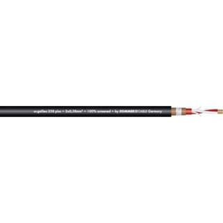 👉 Microfoon kabel zwart Sommer Cable 200-0251 Microfoonkabel 2 x 0.38 mmÂ² Per meter 2050001307408