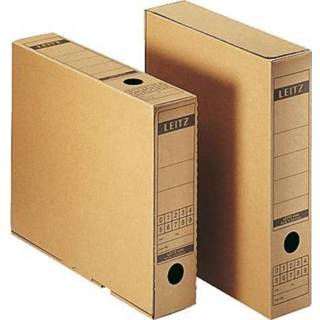 Leitz archiefdoos 70 naturel 6084 Archiefdoos Leitz 6084 70 x 265 325 mm naturel 4002432312405