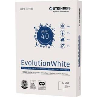 👉 Printpapier STEINBEIS Evolution White A4 1553998 DIN A4 80 g/mÂ² 500 vellen Wit