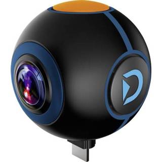 👉 Action camera zwart Discovery Adventures HD 720P 720Â° Android Spy Extra 360Â° 4007922041421