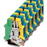 👉 Aardklem groen geel blauw Phoenix Contact UK 16 N-PE/N Groen-geel, Inhoud: 10 stuks 4017918091392