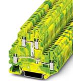 👉 Groen geel Phoenix Contact UTTB 2,5-PE Doorgangsserieklem Groen-geel Inhoud: 50 stuks 4017918997038