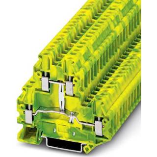 👉 Groen geel Phoenix Contact UTTB 4-PE Doorgangsserieklem Groen-geel Inhoud: 50 stuks 4017918997083