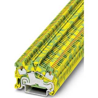👉 Groen geel Phoenix Contact PTS 1,5/S-PE 1,5-S-PE - randaardeleiding-serieklem Groen-geel Inhoud: 50 stuks 4046356616300