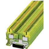 Groen geel Phoenix Contact PT 4-PE Push-In veiligheidsklemmen PIT-PE Groen-geel Inhoud: 1 stuks 4046356482615