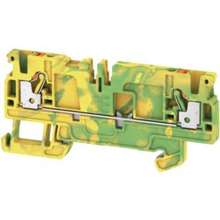 👉 Groen geel PE Randaardeklem WeidmÃ¼ller A2C 2.5 /DT/FS 1989890000 Groen-geel 50 stuks 4050118374346