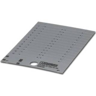 👉 Apparaatmarkering Montagemethode: Plakken Markeringsvlak: 28 x 10 mm Geschikt voor serie Componenten en schakelsystemen Zilver Phoenix Contact US-EMLSP (28X10)
