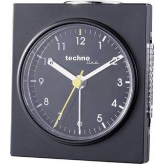 👉 Wekker zwart Techno Line Model Q schwarz Quarz (mat) Alarmtijden 1 4029665081304