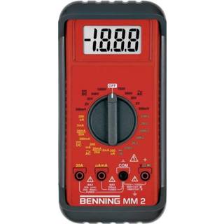 👉 Multimeter Benning MM 2 Digitaal Kalibratie conform: ISO CAT II 1000 V, III 600 V Weergave (counts): 2000 2050002747203