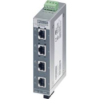 👉 Switch Industriële unmanaged Phoenix Contact FL SFN 4TX/FX Aantal ethernet-poorten 4 1 LAN-overdrachtsnelheid 100 Mbit/s Voedingsspanning (num) 24 V/DC 4046356100809