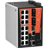 👉 Industriële switch managed Weidmüller IE-SW-PL18MT-2GC14TX2SCS Aantal ethernet-poorten 14