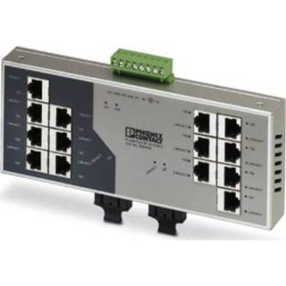 👉 Switch Phoenix Contact FL SF 14TX/ 2FX - 2832593 Aantal ethernet-poorten 14 glasvezel-poorten 2 4017918952259