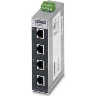 👉 Switch Phoenix Contact FL SFN 5TX-24VAC - 2891021 Aantal ethernet-poorten 5 4046356457156