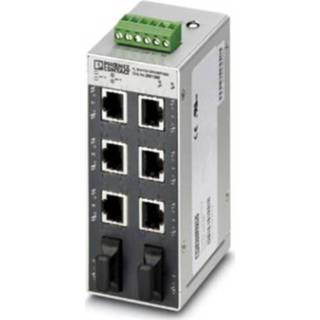 👉 Switch Phoenix Contact FL SFN 6GT/ 2SX - 2891398 Aantal ethernet-poorten 6 glasvezel-poorten 2 4046356101196