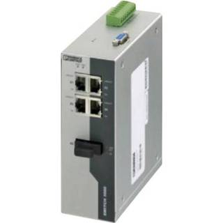 👉 Ethernet switch Phoenix Contact Industrial FL 3004T-FX Aantal glasvezel-poorten: 1 ethernet-poorten: 4 4046356659147