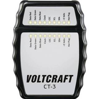 👉 VOLTCRAFT CT-3 HDMI-kabeltester Geschikt voor HDMI-kabel type A, HDMI 1.0 , 1.1 1.2 1.2a, 1.3a/b/c, 1.4 /a