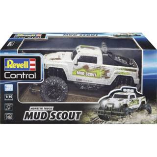 👉 Modelauto Revell Control 24643 New Mud Scout 1:10 RC voor beginners Elektro Monstertruck Achterwielaandrijving 4009803246437