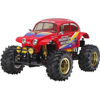 👉 Bouwpakket Tamiya Monster Beetle 1:10 Brushed RC auto Elektro Monstertruck Achterwielaandrijving 4950344586189