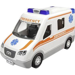 👉 Bouwpakket Revell 806 Ambulans Auto (bouwpakket) 1:20 4009803008066