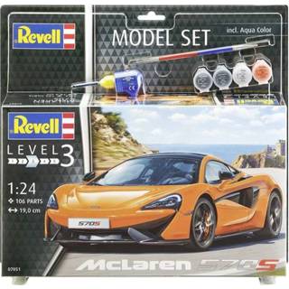 👉 Bouwpakket Revell 67051 McLaren 570S Auto (bouwpakket) 1:24 4009803670515