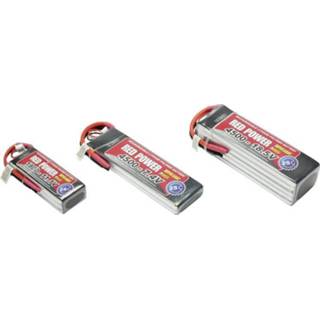 👉 LiPo accupack 11.1 V 1000 mAh 25 C Red Power Stick BEC-bus