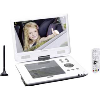 👉 DVB-T antenne wit Lenco DVP-1063WH Draagbare DVD-speler 25.4 cm 10 inch Werkt op een accu, incl. 12 V auto-aansluitkabel, met geÃ¯ntegreerde DVD-speler, 8711902036890