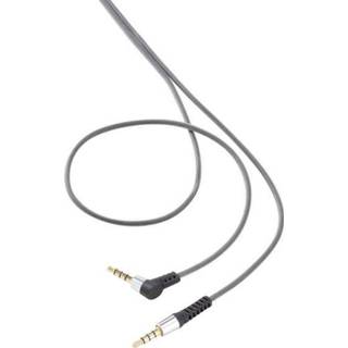 👉 Jackplug 4-polig Audio Aansluitkabel [1x Jackplug male 3.5 mm - 1x Jackplug male 3.5 mm] 1 m Zwart Vergulde steekcontacten, Gesleeved SpeaKa Professional