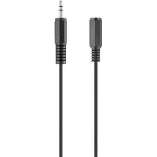 👉 Audiokabel zwart Belkin Jackplug Audio Kabel [1x female 3.5 mm - 1x male mm] 3 m 745883724772