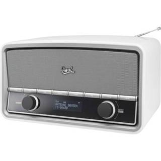 👉 Dual NR 5 DAB+ Tafelradio AUX, Bluetooth, DAB+, FM Wit (glanzend)