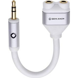 👉 Wit Oehlbach Jackplug Audio Y-adapter [1x male 3.5 mm - 2x female mm] 4003635600207