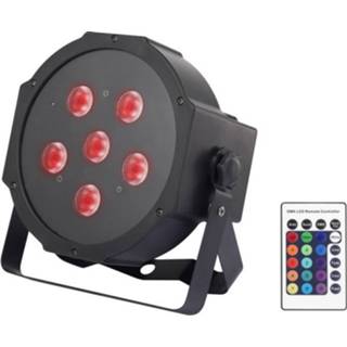 👉 Renkforce Powerpar LED PAR-schijnwerper Energielabel: LED (A++ - E) Aantal LEDs: 6 x 8 W Zwart