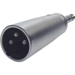 👉 Audio adapter zilver [1x Jackplug male 6.3 mm - 1x XLR-stekker] Paccs 4260012633931