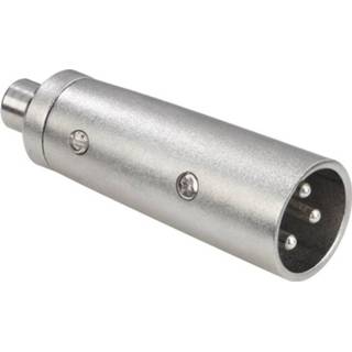 👉 Audio adapter zilver [1x XLR-stekker - 1x Cinch-koppeling] Paccs 4260012633948