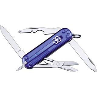 👉 Zwitsers zakmes blauw transparant mannen Victorinox Manager Saphir 0.6365.T2 Aantal functies: 10 (transparant) 7611160013392