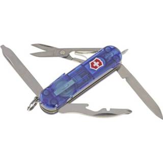 👉 Zwitsers zakmes blauw transparant mannen Victorinox Midnite Manager 0.6366.T2 LED-lamp Aantal functies: 10 (transparant) 7611160013422