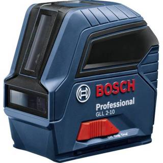 👉 Lijnlaser Bosch Professional GLL 2-10 Zelfnivellerend, Incl. tas Reikwijdte (max.): 10 m Kalibratie conform: Fabrieksstandaard (zonder certificaat) 3165140850247