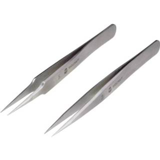 👉 TOOLCRAFT 815064 Pincetset 2-delig Spits, Super-spits 120 mm 4016138530902
