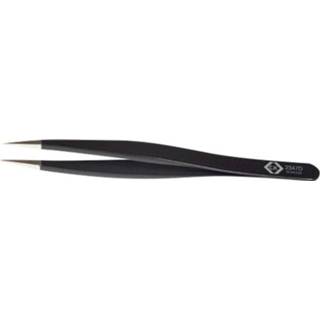 👉 C.K. T2347D ESD-pincet 00 SA-ESD Spits, plat 120 mm 5013969111064